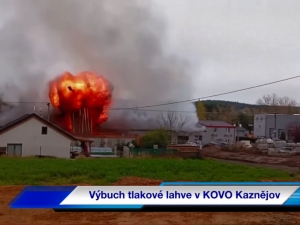 Výbuch tlakové láhve