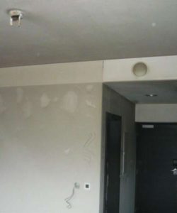 Sanace po požáru hotelu
